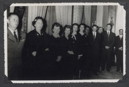 In February of 1956, the President of Ecuador, José María Velasco Ibarra, honored the widows of the five missionaries at a ceremony in Quito, attended by Olive Fleming, Marjorie Saint, Barbara Youderian and Abraham Van der Puy. 